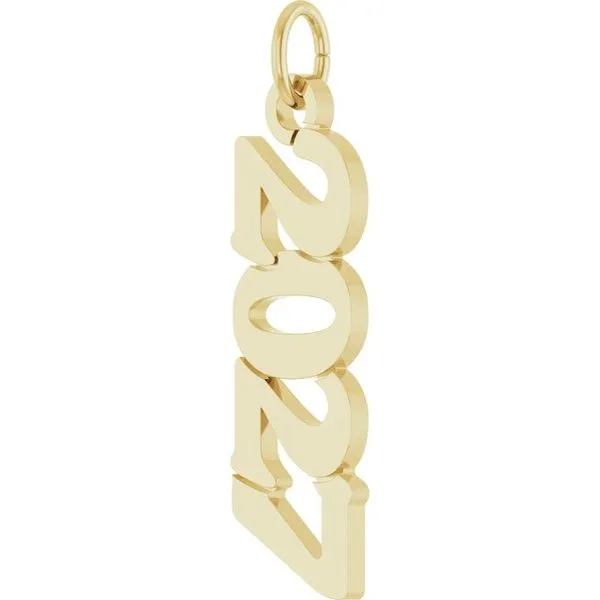 Petite Year Pendant Image 2 D'Errico Jewelry Scarsdale, NY