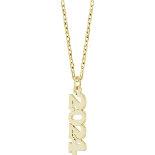 Petite Year Necklace Image 2 McCoy Jewelers Bartlesville, OK