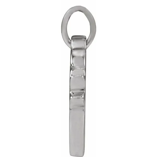 Engravable Accented Heart Pendant Image 2 Gaines Jewelry FLINT, MI