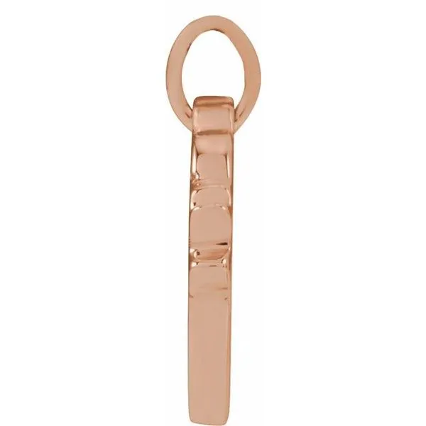 Engravable Accented Heart Pendant Image 2 Hopman Jewelers Elkhart, IN