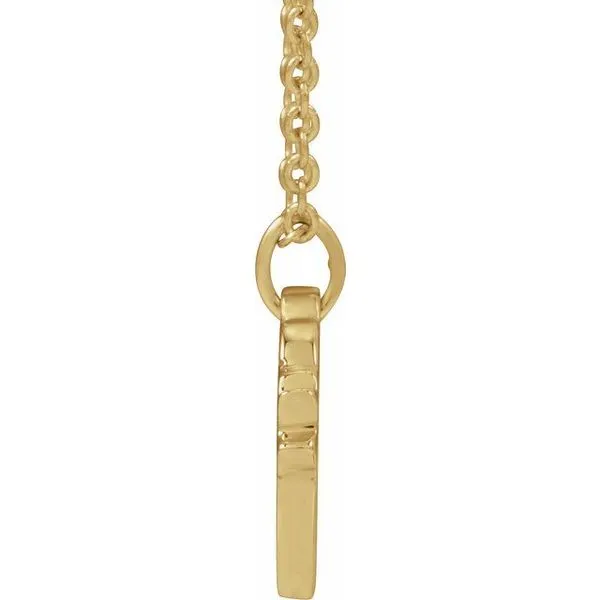 Engravable Accented Heart Necklace Image 2 Hopman Jewelers Elkhart, IN