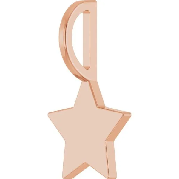 Engravable Star Charm/Pendant Image 2 Clater Jewelers Louisville, KY