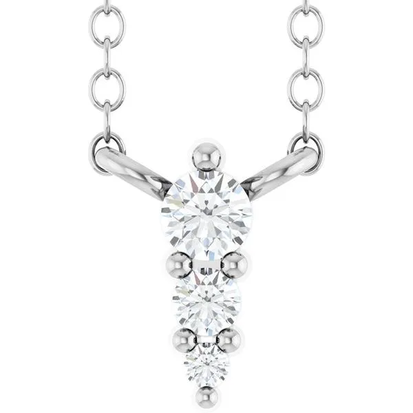 Accented Graduated Bar Necklace Hopman Jewelers Elkhart, IN