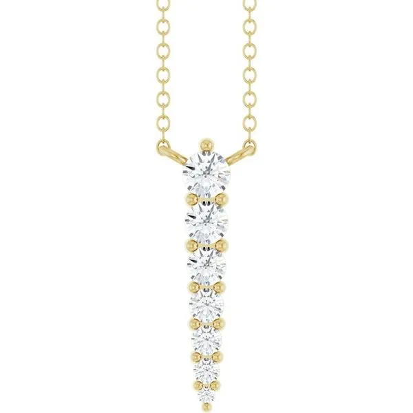 Accented Graduated Bar Necklace Boyd Jewelers Wesley Chapel, FL