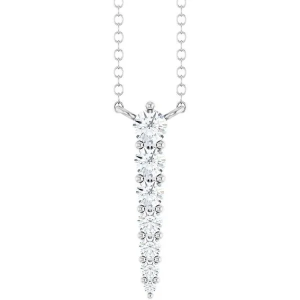 Accented Graduated Bar Necklace Atlanta West Jewelry Douglasville, GA