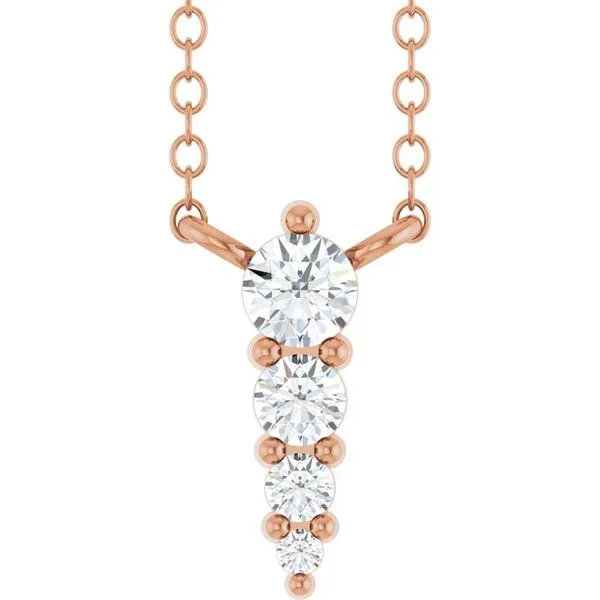 Accented Graduated Bar Necklace Hopman Jewelers Elkhart, IN