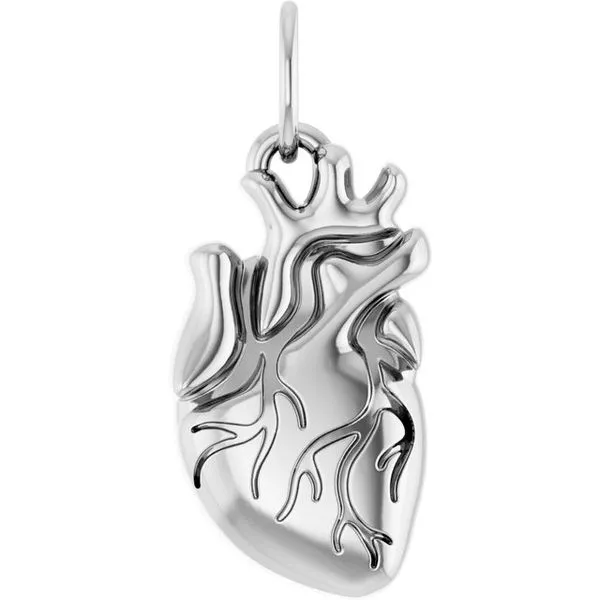 Anatomical Heart Pendant John E. Koller Jewelry Designs owasso, OK