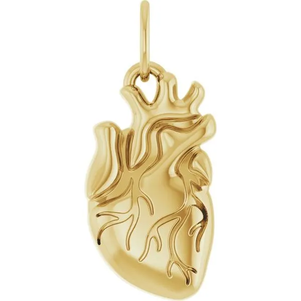 Anatomical Heart Pendant Hopman Jewelers Elkhart, IN