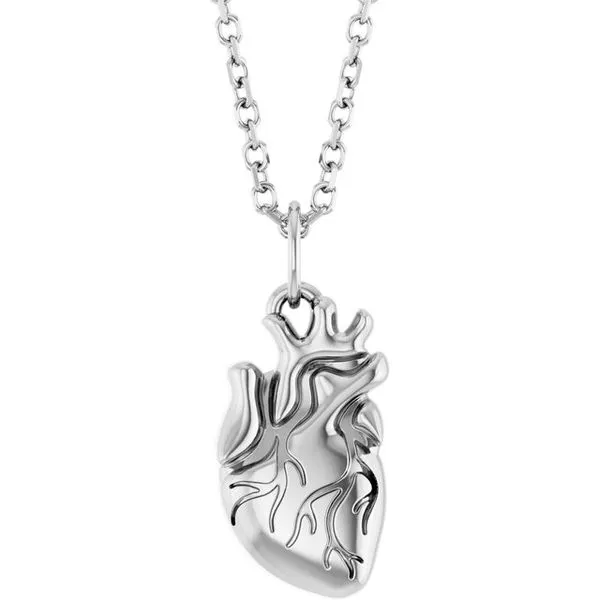 Anatomical Heart Necklace Grayson & Co. Jewelers Iron Mountain, MI