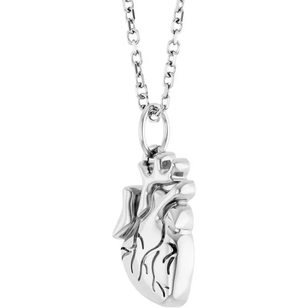Anatomical Heart Necklace Image 2 Hopman Jewelers Elkhart, IN