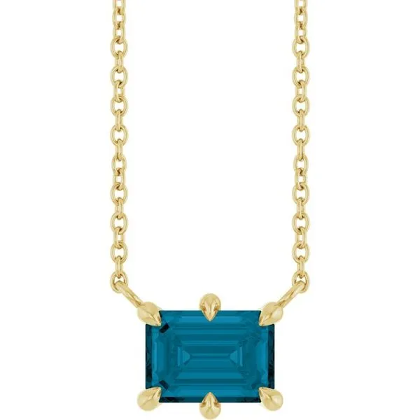 Emerald 6-Prong Necklace Hopman Jewelers Elkhart, IN