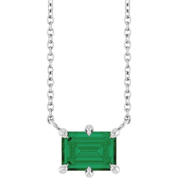Emerald 6-Prong Necklace Grayson & Co. Jewelers Iron Mountain, MI