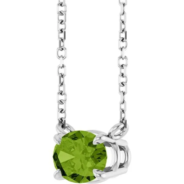 Solitaire Necklace Image 2 Austin's Fine Diamonds & Jewelry Lyndhurst, NJ
