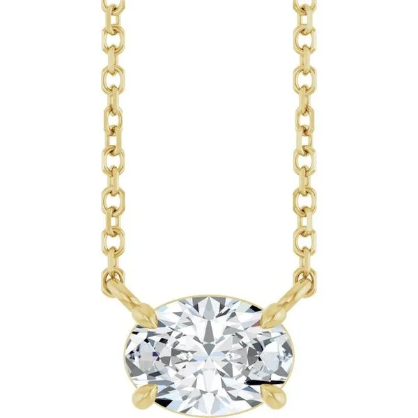 Solitaire Necklace Clater Jewelers Louisville, KY