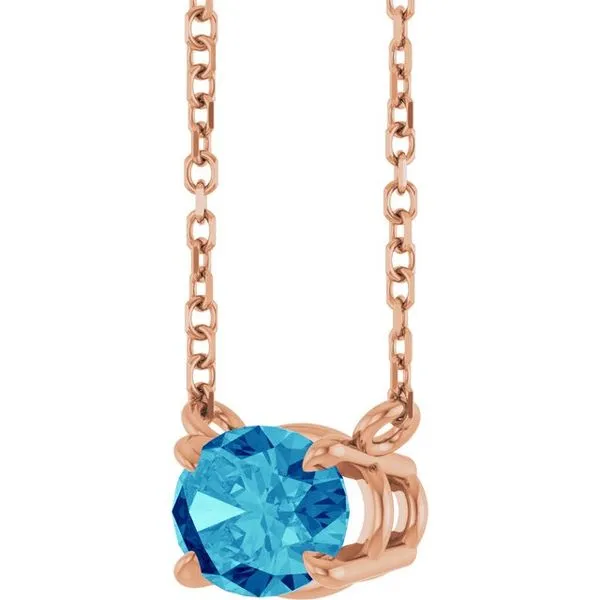 Solitaire Necklace Image 2 Gysbers Jewelry Waupun, WI