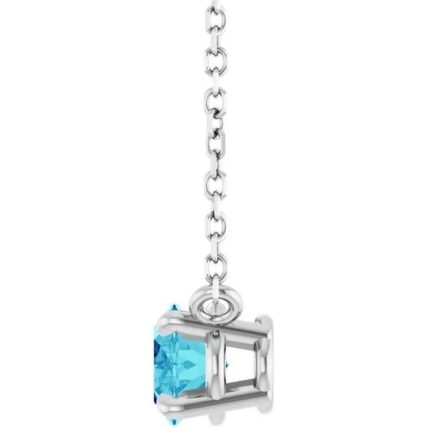 Solitaire Necklace Image 3 Austin's Fine Diamonds & Jewelry Lyndhurst, NJ