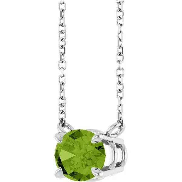 Solitaire Necklace Image 2 Austin's Fine Diamonds & Jewelry Lyndhurst, NJ