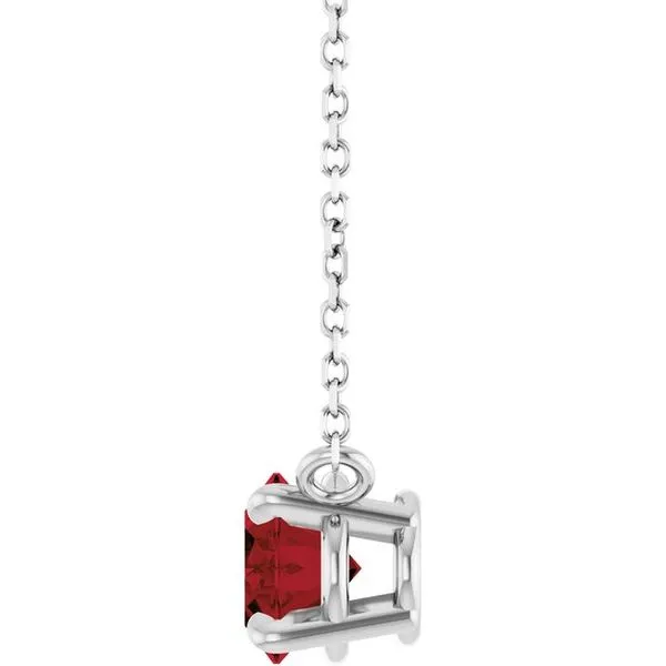 Solitaire Necklace Image 3 Austin's Fine Diamonds & Jewelry Lyndhurst, NJ