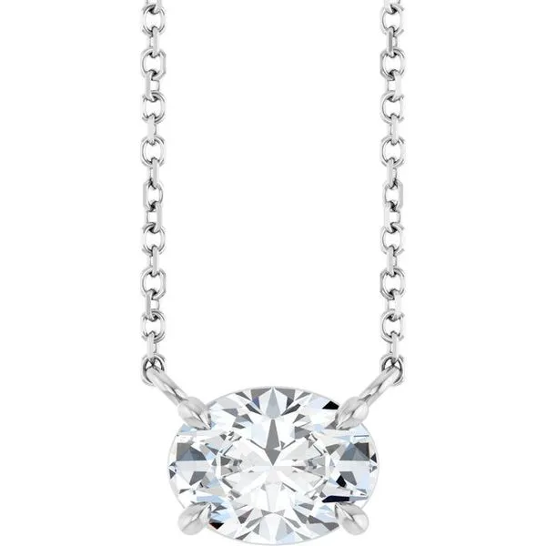 Solitaire Necklace Clater Jewelers Louisville, KY