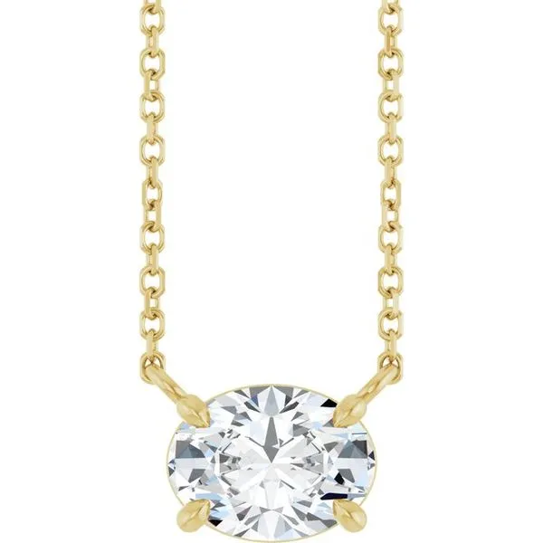 Solitaire Necklace Clater Jewelers Louisville, KY