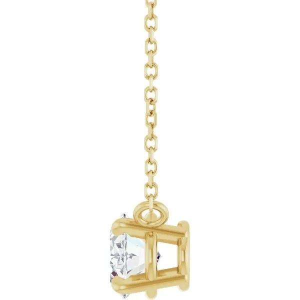 Solitaire Necklace Image 3 Clater Jewelers Louisville, KY