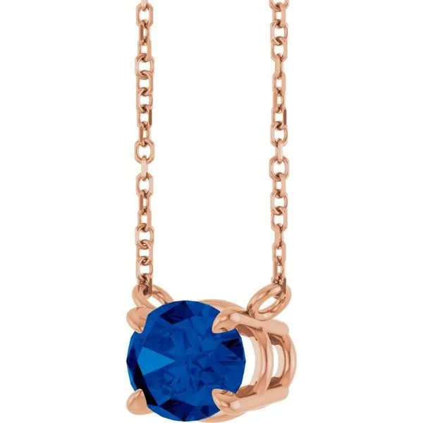 Solitaire Necklace Image 2 Paul James Jewelers Angels Camp, CA