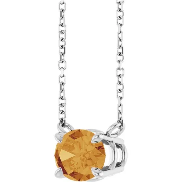 Solitaire Necklace Image 2 Ellsworth Jewelers Ellsworth, ME