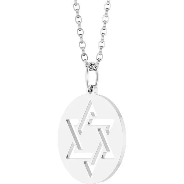 Star of David Necklace Image 2 Gaines Jewelry FLINT, MI