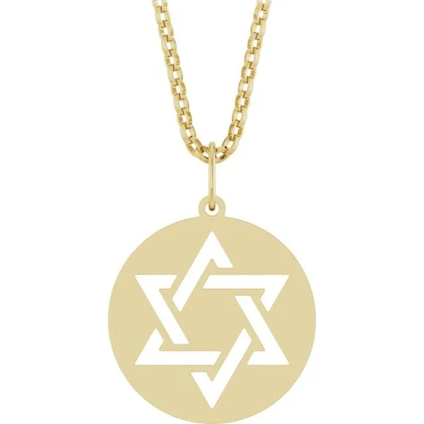 Star of David Necklace Hopman Jewelers Elkhart, IN