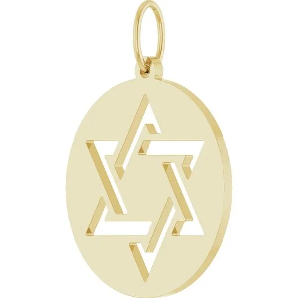 Star of David Pendant Image 2 Long Jewelers Chesapeake, VA