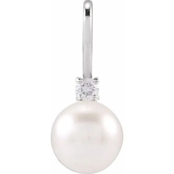 Accented Pearl Charm/Pendant Clater Jewelers Louisville, KY