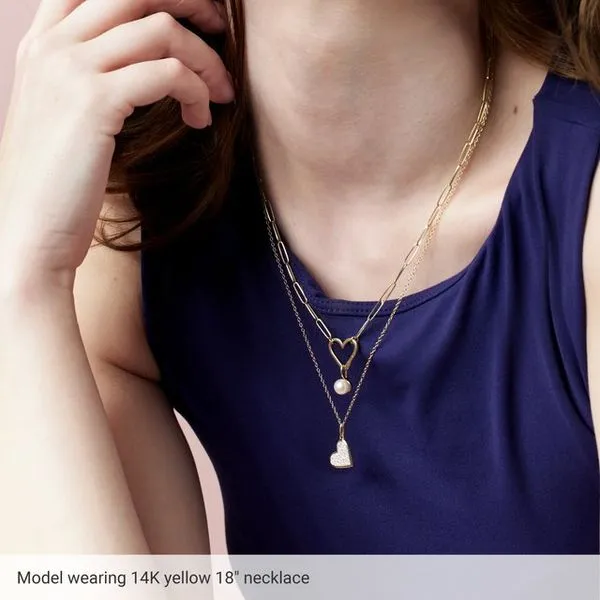 Heart Charm Necklace Image 4 Clater Jewelers Louisville, KY