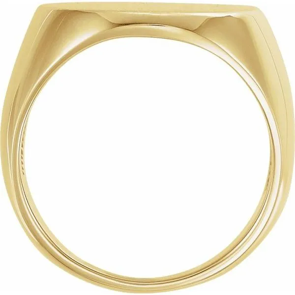 Oval Signet Ring Image 2 James & Williams Jewelers Berwyn, IL