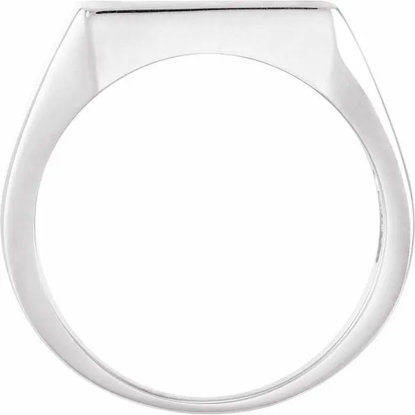 Square Signet Ring Image 2 M. J. Thomas Jewelers, Ltd. Stratford, CT