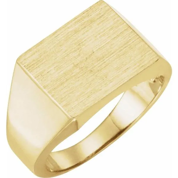 Square Signet Ring J. Meredith Jewelers Delafield, WI