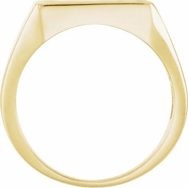 Square Signet Ring Image 2 J. Meredith Jewelers Delafield, WI