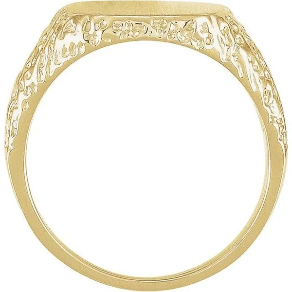 Square Signet Ring Image 2 James & Williams Jewelers Berwyn, IL