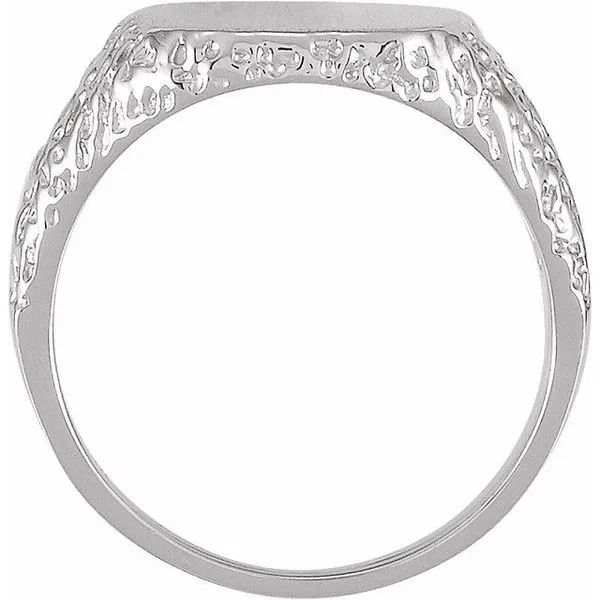 Square Signet Ring Image 2 Arnold's Jewelry and Gifts Logansport, IN