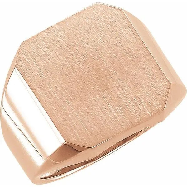 Octagon Signet Ring James & Williams Jewelers Berwyn, IL