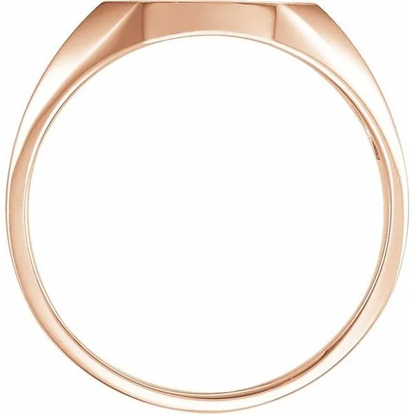 Octagon Signet Ring Image 2 Jewelry Design Studio Jensen Beach, FL