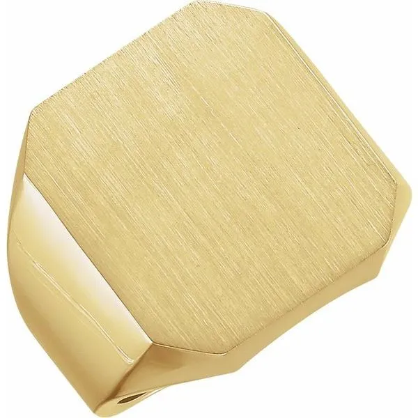 Octagon Signet Ring Hopman Jewelers Elkhart, IN