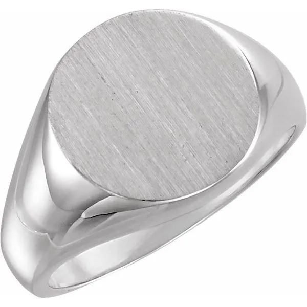 Round Signet Ring Linwood Custom Jewelers Linwood, NJ
