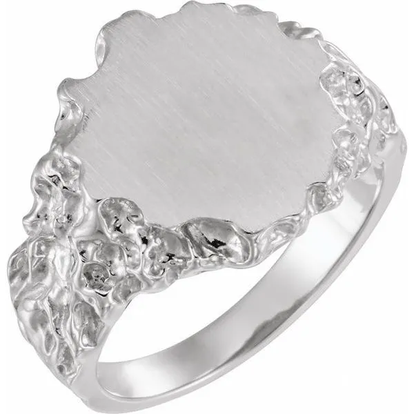 Oval Nugget Signet Ring J. Meredith Jewelers Delafield, WI
