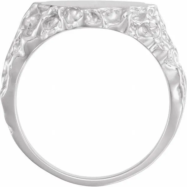 Oval Nugget Signet Ring Image 2 J. Meredith Jewelers Delafield, WI