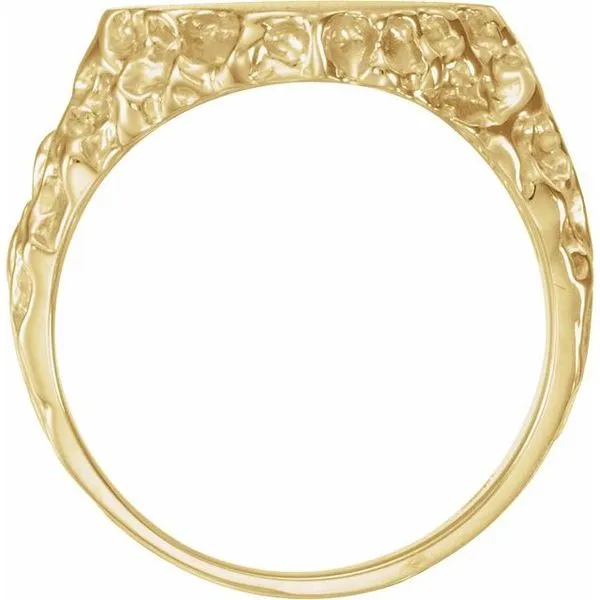 Oval Nugget Signet Ring Image 2 James & Williams Jewelers Berwyn, IL