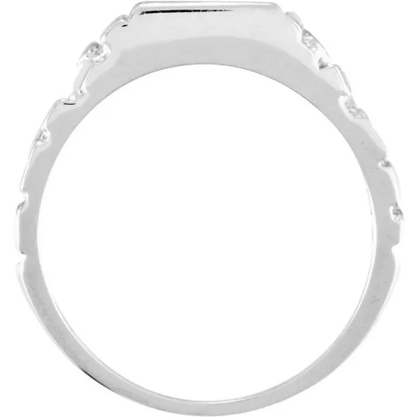 Square Nugget Signet Ring Image 2 J. Meredith Jewelers Delafield, WI