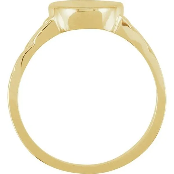 Oval Signet Ring Image 2 James & Williams Jewelers Berwyn, IL