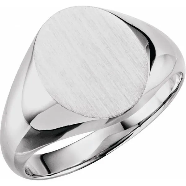 Oval Signet Ring Hopman Jewelers Elkhart, IN