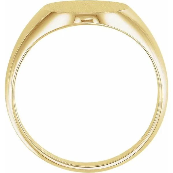 Oval Signet Ring Image 2 Hopman Jewelers Elkhart, IN