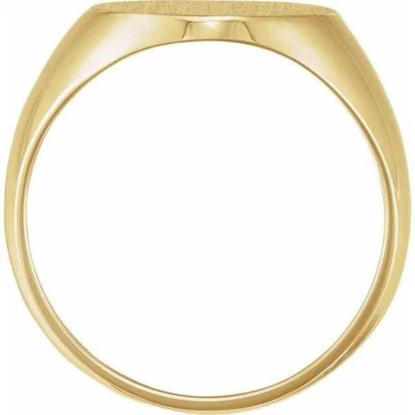 Oval Signet Ring Image 2 Beckman Jewelers Inc Ottawa, OH